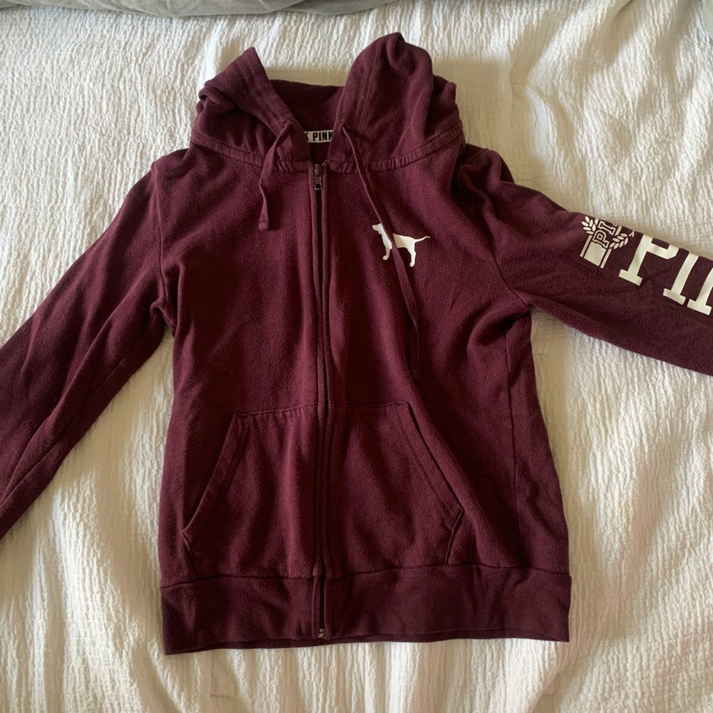 victoria secret/ pink zip up